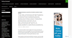 Desktop Screenshot of datingasociopath.com